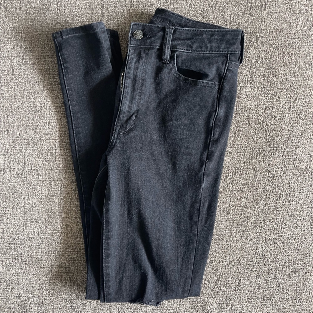 AE Ne(x)t Level Super High-Waisted Jegging Black